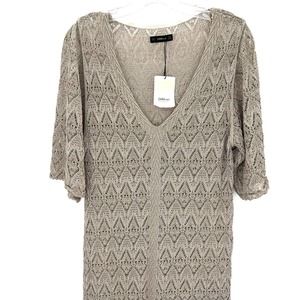 Zara knit maxi women’s dress side slit